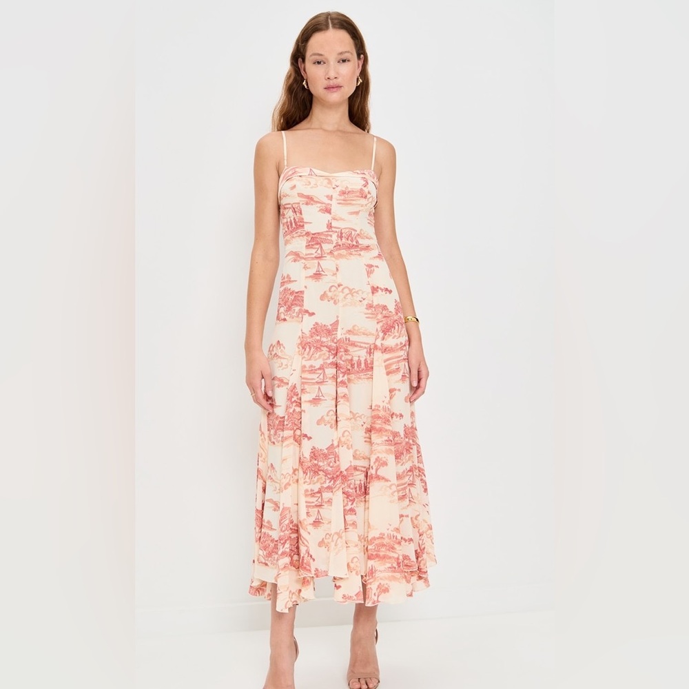 Reformation Toile Fredo Dress - Sz 10 NWT